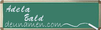 Adela Bald Visitenkarte